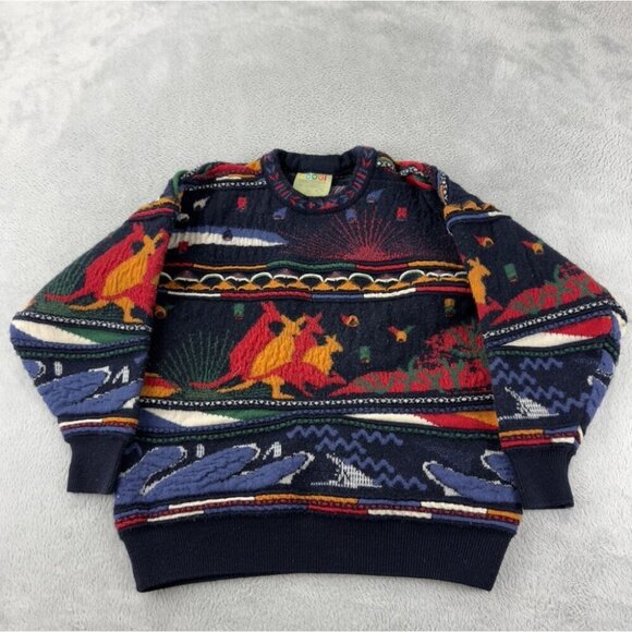 COOGI Australia Multicolor knit Sweater Women’s Size L - Picture 11 of 15